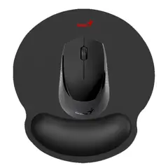 GENIUS - COMBO MOUSE NX-8000S NEGRO Y PAD MOUSE CON DESCANSADOR