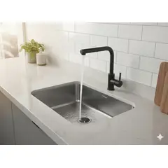 GENERICO - LAVADERO ACERO INOXIDABLE 57x42CM