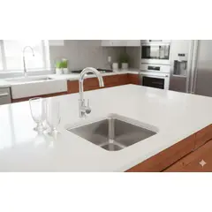 GENERICO - LAVADERO ACERO INOXIDABLE 44x39CM