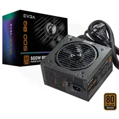 EVGA - FUENTE DE PODER 500 BQ ( 110-BQ-0500-K1 ) 500W - 80 PLUS BRONZE - SEMI-MODULAR