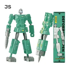 GENERICO - LAPICERO MODELO ROBOT FUTURISTA ESCOLAR PARA NIÑOS VERDE JS