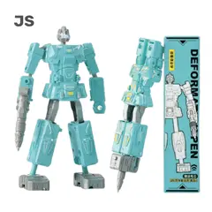 GENERICO - LAPICERO MODELO ROBOT FUTURISTA ESCOLAR PARA NIÑOS CELESTE JS