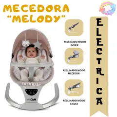 BABI - SILLA MECEDORA DIDACTICA MELODY MUSICAL CON BLUETOOTH - BEIGE