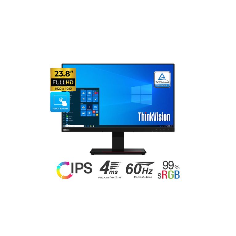 MONITOR 23.8 THINKVISION T24T-20 FHD TACTIL