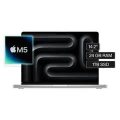 APPLE - MacBook Pro M5 10CPU 10coreGPU 16GB 512GB SSD Silver 14.2""