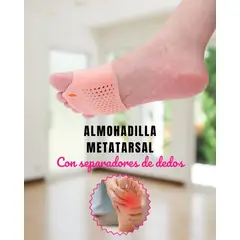 FISIO CARE TU BIENESTAR PRIMERO - Almohadilla metatarsal con Separador dedos - Beige