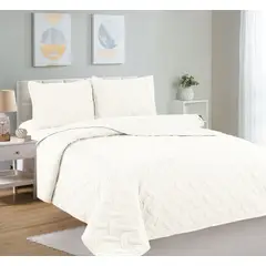 CASATEX - Cubrecama + Juego de sabanas 2 plazas 100% Algodón 5 Piezas