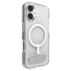ZAGG - Case Crystal Palace Snap iPhone 17 con MagSafe y Sporte Trasero - Transparente