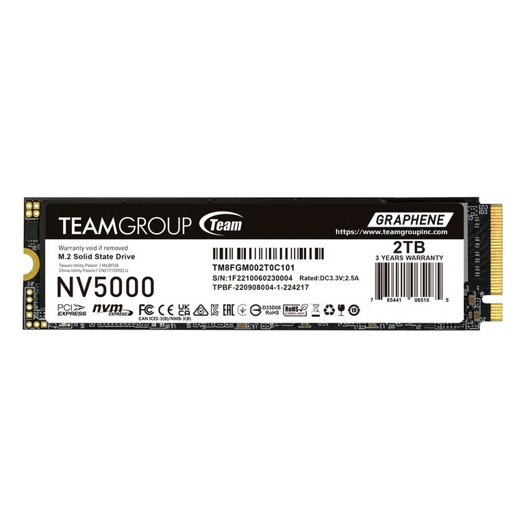 SSD NV5000 2TB SSD M.2 2280 PCIe 4.0 NVMe Alta Capacidad