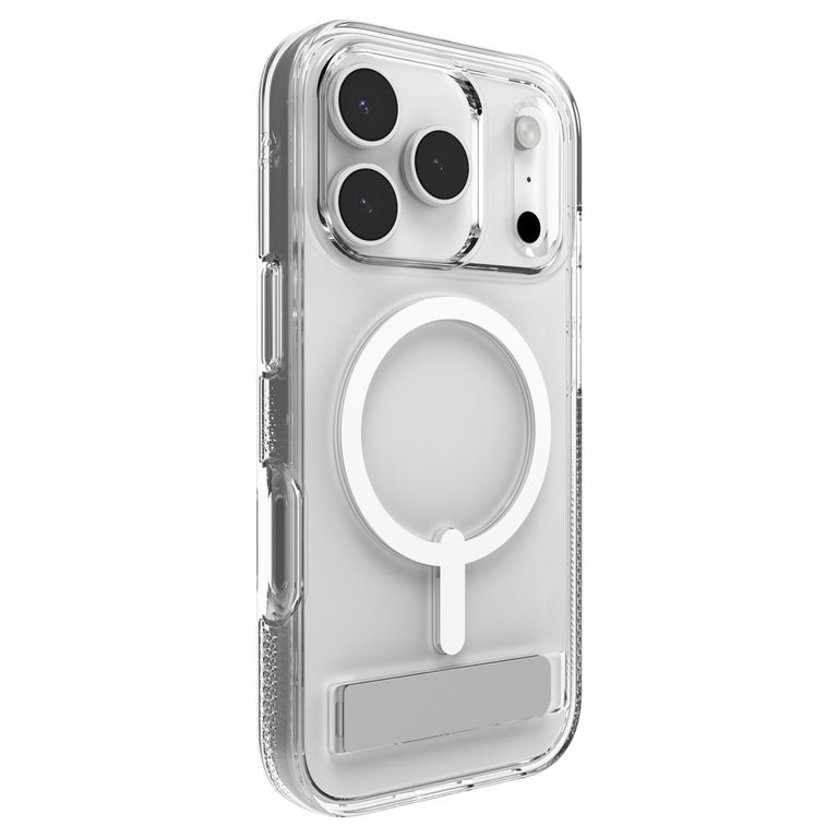 Case Crystal Palace Snap iPhone 17 Pro Max con MagSafe y Sporte Trasero - Transparente