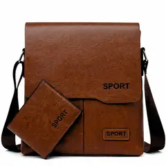 INSPIRA MARKET - Morral Bolso Bandolera con Billetera de Cuero PU