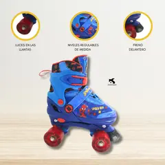 DISNEY BABY - Patines Graduables para Niño »SPIDERMAN»