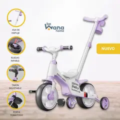 GENERICO - Bicicleta para niños «CYCLO GUÍA» PURPLE