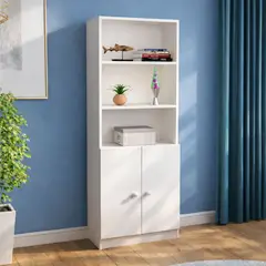 PELIKANO - Organizador Vertical Multifuncional 158 cm Blanco con Puertas – Innovaciones Lumik