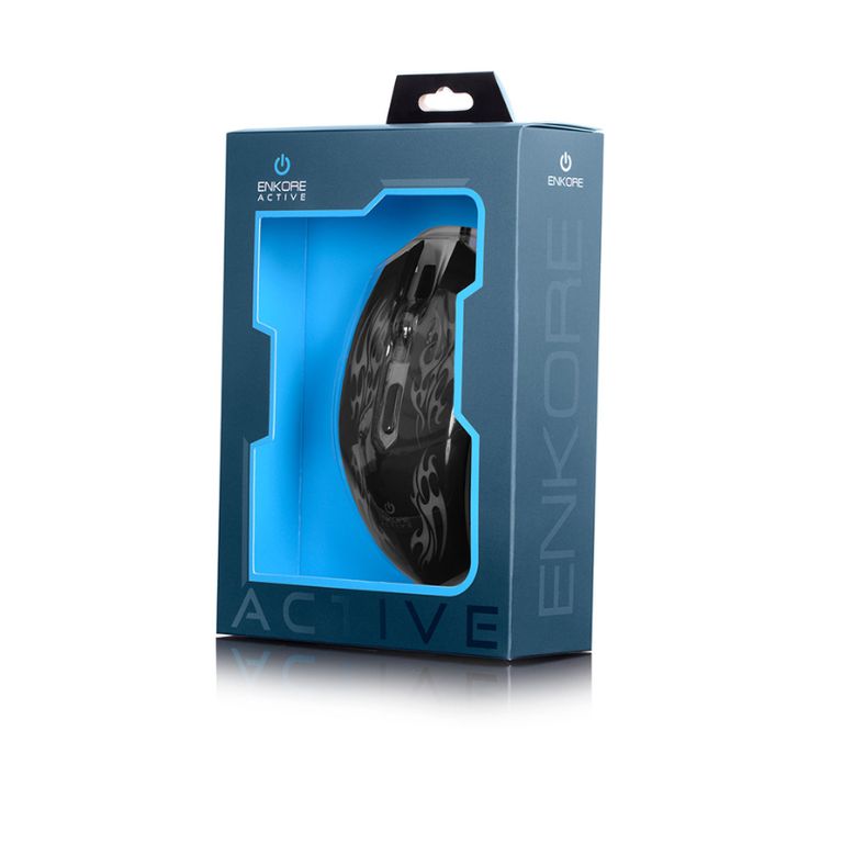 MOUSE GAMER ACTIVE USB 7 LEDS 6B, EKM 300,