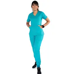TWELVE - - conjunto médico scrub Emily - agua marina o turquesa enfermería