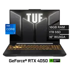 ASUS - LAPTOP TUF GAMING F15 CORE I7 13620H FX507VU-LP180 RAM 16GB SSD 1TB 15.6" FHD RTX 4050 6GB