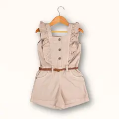 DANUS - Enterizo short bobos drill niña