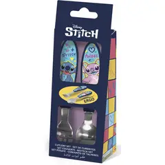 TUKIBABY - SET DE 2 CUBIERTOS METALICOS (CUCHARA Y TENEDOR) STITCH