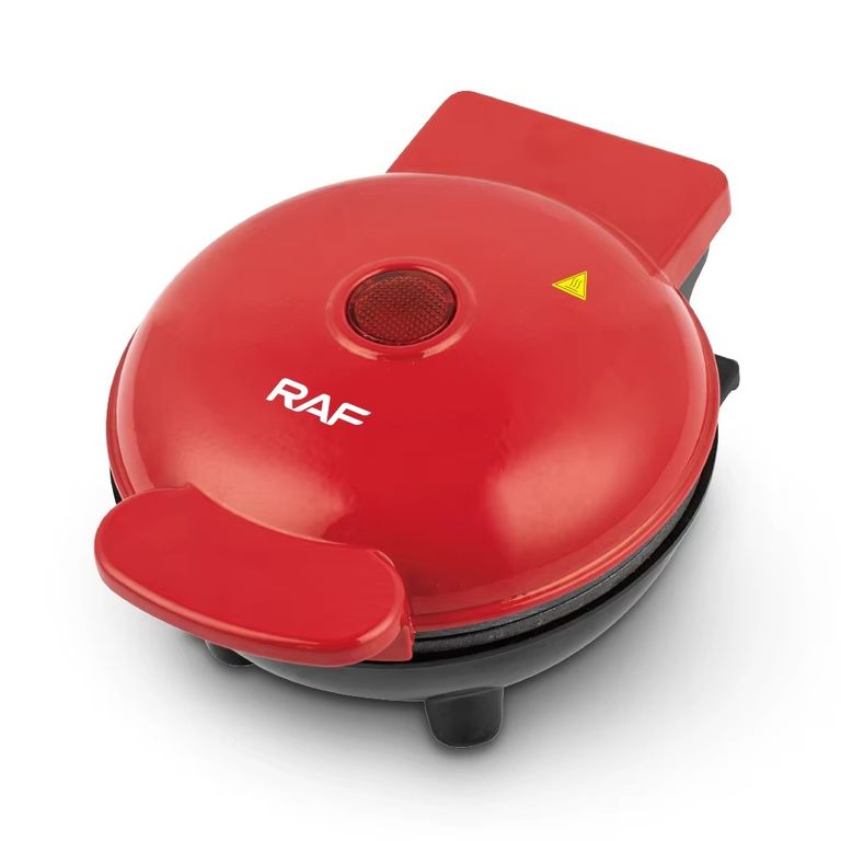 Mini Waflera RAF Redonda Roja Antiadherente R219H 500W