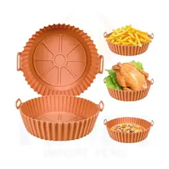 GENERICO - Accesorio Air Fryer Silicona 20cm Antigrasa