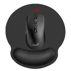 GENIUS - KIT MOUSE NX-8080S NEGRO Y PAD MOUSE CON DESCANSADOR
