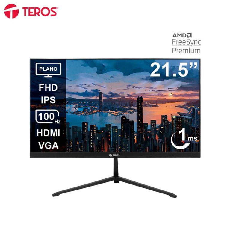 MONITOR TE-2128S 215 100HZ 1MS HD HDMI VGA VESA FREESYNC