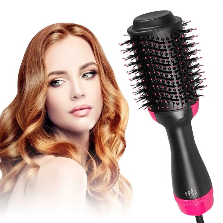Cepillo Secador de Cabello 3000w Alisador Ondulador 3 En 1 Multifunciónal