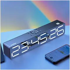 GENERICO - Reloj Digital Multifunción Premiun Altavoz Y Espejo Alta Calidad