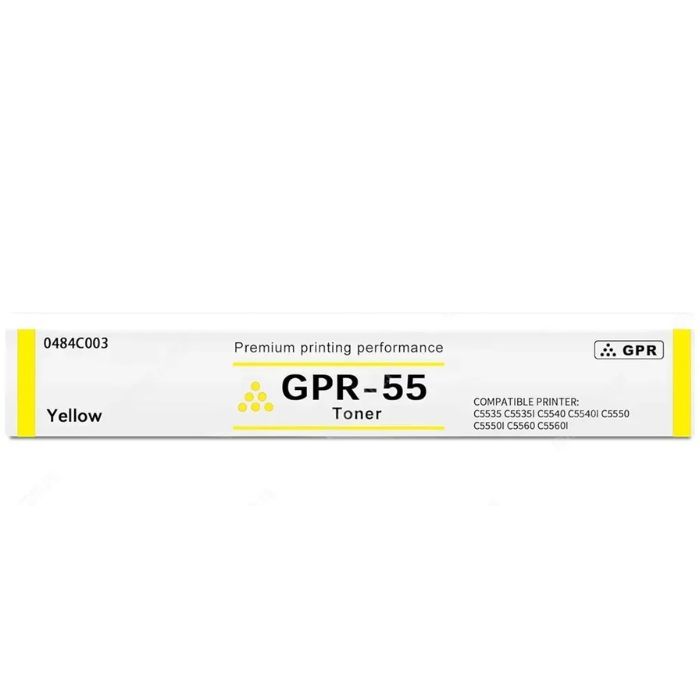 TONER COMPATIBLE CANON GPR-55 YELLOW ALTA CALIDAD