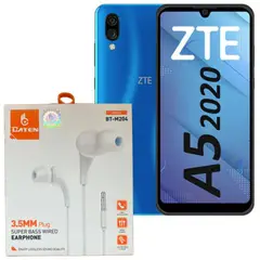 ZTE - CELULAR BLADE A5 2020 2RAM 64GB AZUL + AUDIFONO BATEN