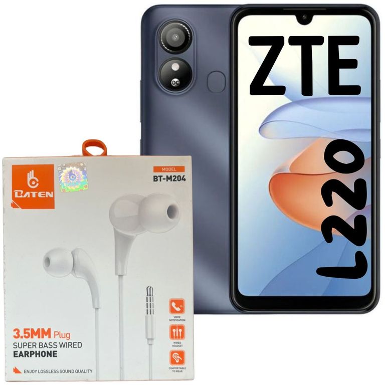 Blade L220 32GB 1GB Azul + AUDIFONOS BATEN