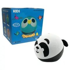 GENERICO - Parlante Asistente De Voz Alaxe Con Diseño PANDA Blanco Infantíl