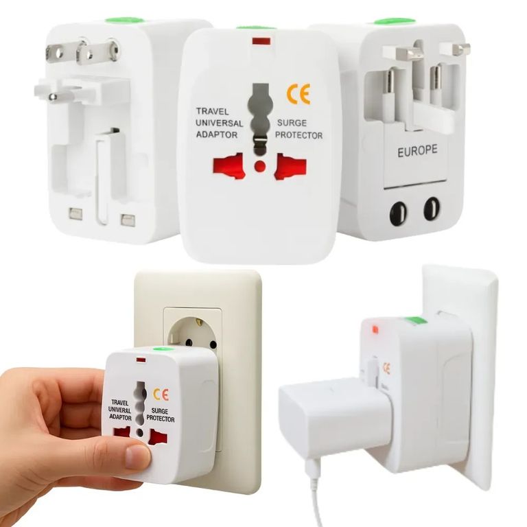 Adaptador Universal De Corriente Enchufe Internacional Viajero Para Europa Americano Chino USA