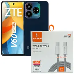 ZTE - CELULAR BLADE V60 DESIGN 16RAM 256GB AZUL + CABLE BATEN