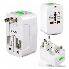 OEM - Adaptador de Corriente Universal Portátil en Todo el Mundo Todo en UNO Internacional de Viaje