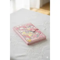 GENERICO - Libreta de Apuntes de Conejita Kawaii con Capucha Rosada y Tenedor