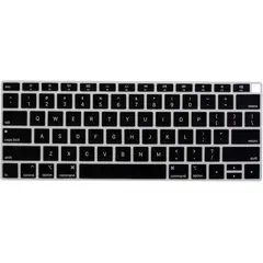GENERICO - Protector de Teclado Inglés para Macbook Air 13.3 2018 (A1932) - NEGRO