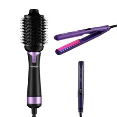 TAURUS - CEPILLO MOLDEADOR 5 EN 1 AIR STYLE PRO + ALISADORA PLASMA SLIM TITANIUM