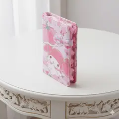 GENERICO - Libreta de Apuntes de Conejita Kawaii con Capucha Rosada y Sombrilla