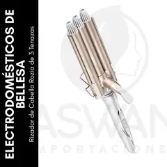 GENERICO - Rizador de Cabello Rozia de 3 Tenazas