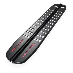 GENERICO - ESTRIBO PARA RANGER 2016-2024 CON LOGO RAPTOR DE COLOR NEGRO