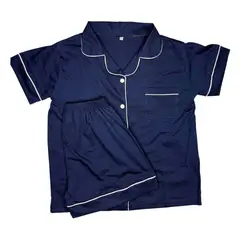 OTTOWARE - PIJAMA CAMISERO DAMA AZUL