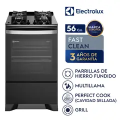 Electrolux - Cocina 4 hornillas 56cm F4EPB