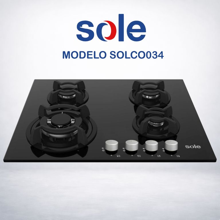 Cocina Empotrable SOLCO034 4 Quemadores 60cm