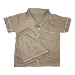 OTTOWARE - PIJAMA CAMISERO DAMA MARRON