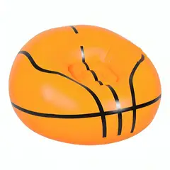 GENERICO - Sofá Inflable Cómodo para Cuarto Jardín - Pelota de Básquet Naranja