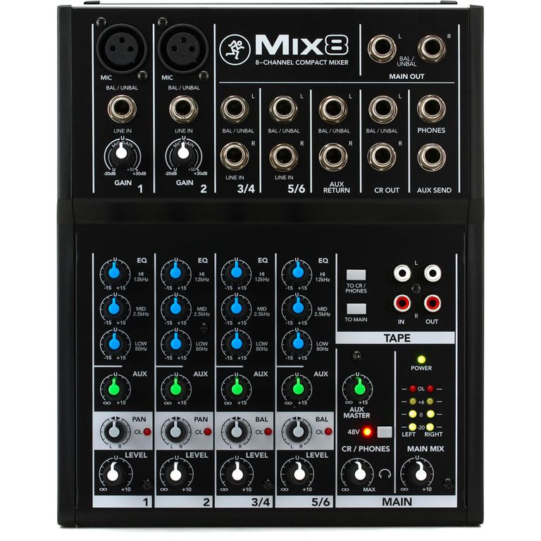 Mezclador Compacto Mix8