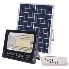 GENERICO - Reflector Solar LED 200W Home Power Profesional IP66 + Control Remoto