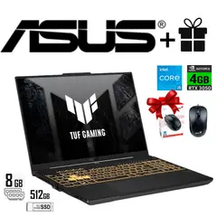 ASUS - LAPTOP TUF GAMING 15.6 FHD INTEL CORE I5 12500H RAM 8GB 512GB SSD 4GB GRAFICA DDR4+ REGALO